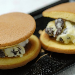 レーズンバターどら焼き